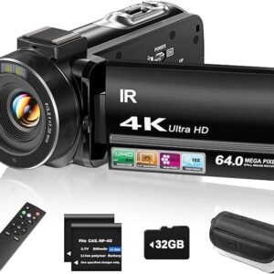 Seeing yourself while recording the world: the 4K UHD 64MP camcorder and the age of permanent presence