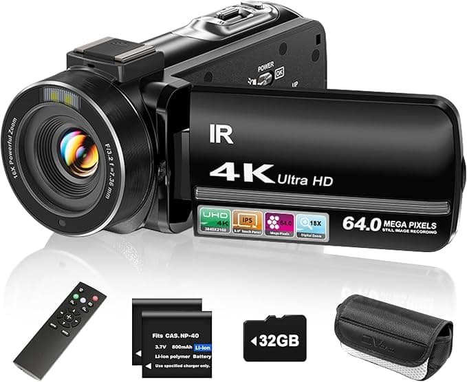 Seeing yourself while recording the world: the 4K UHD 64MP camcorder and the age of permanent presence